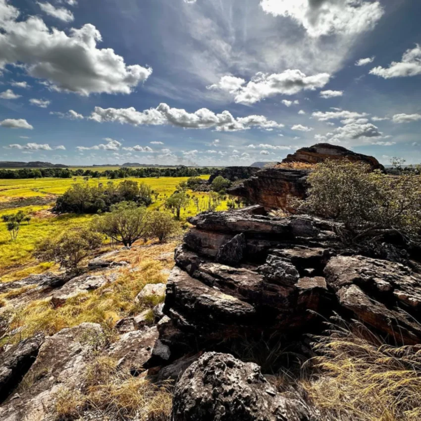 Kakadu rock art by ancient Aboriginal people
