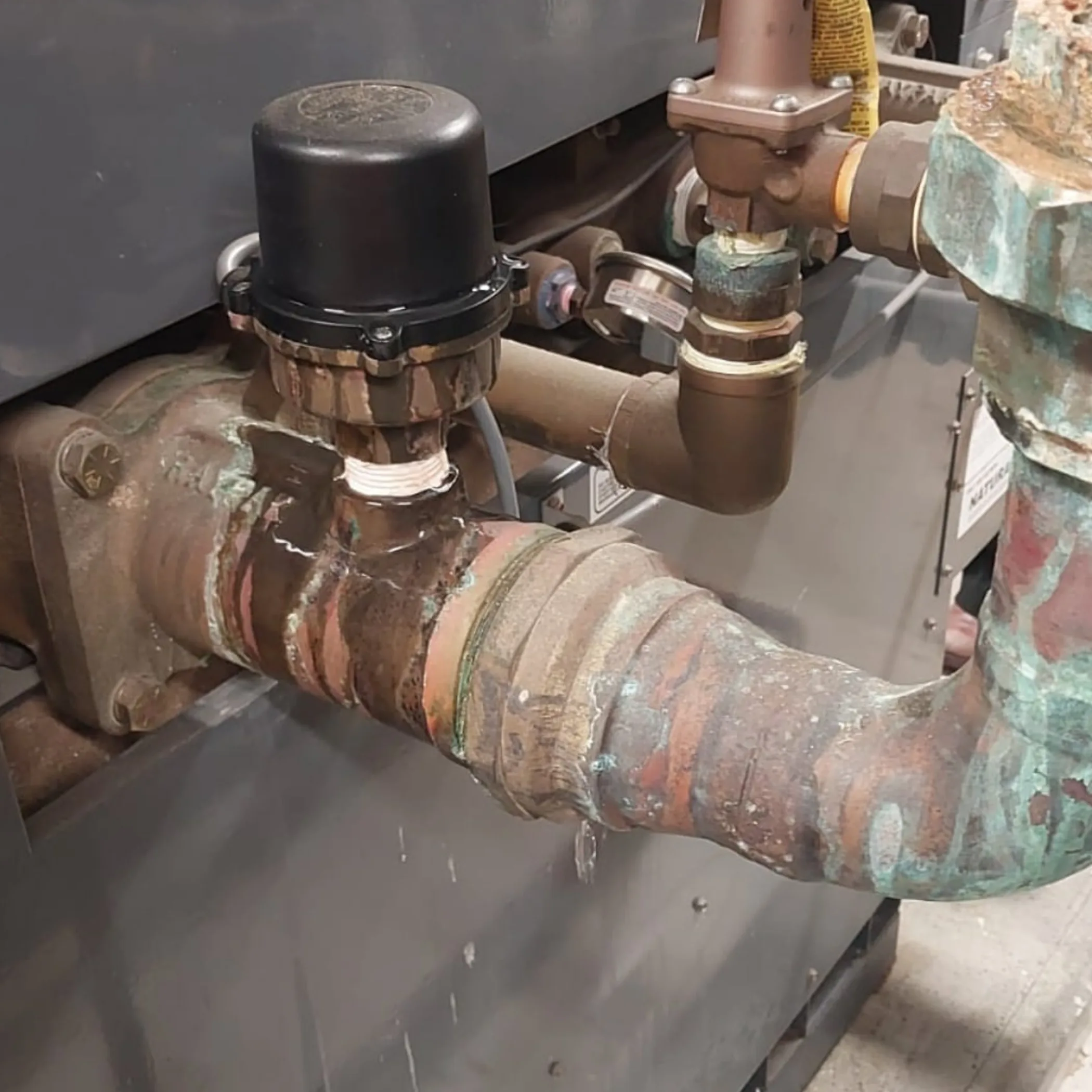 plumbing valve for hot water safety