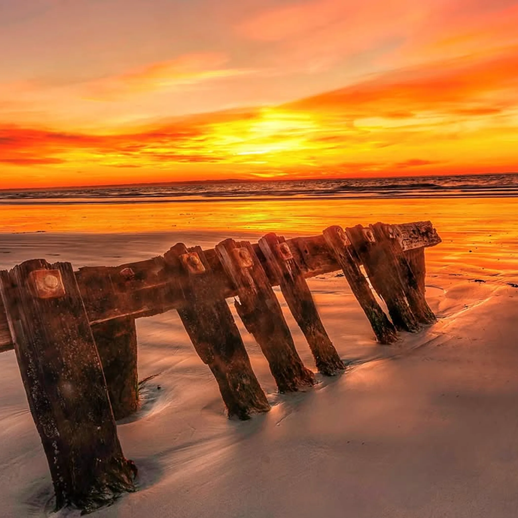 port fairy beach and historic jetty